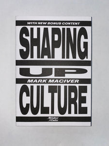SHAPING UP CULTURE - BOOK